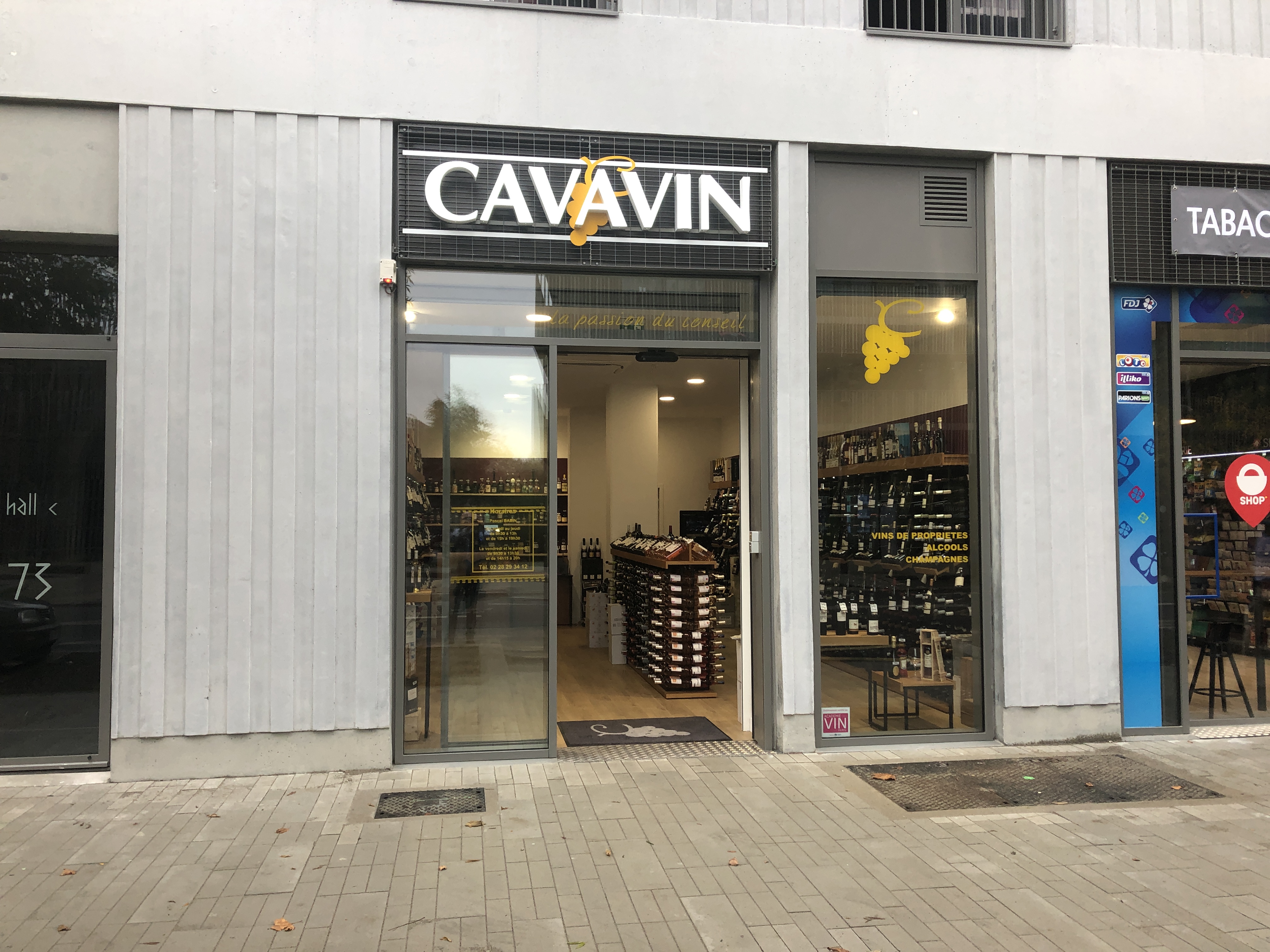 Devanture CAVAVIN Ile de Nantes